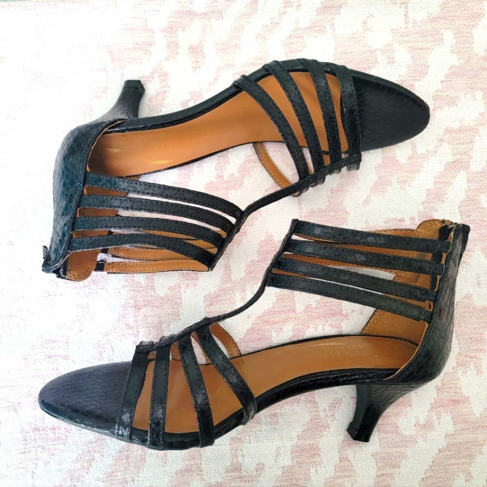 Aerosoles, Limeade Black Snake, Size 7.5